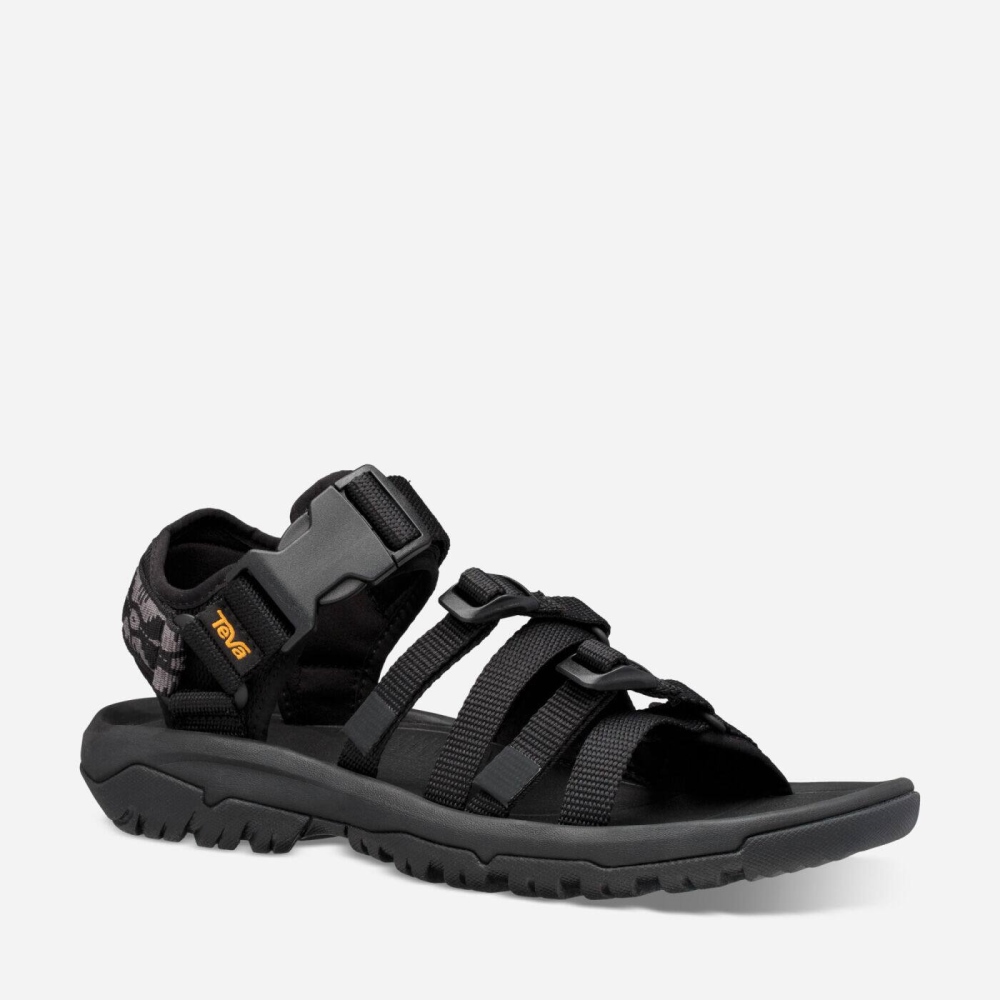 Teva Hurricane XLT2 Alp - Men's Teva Sandals - Black / Grey | India (KFNV93108)